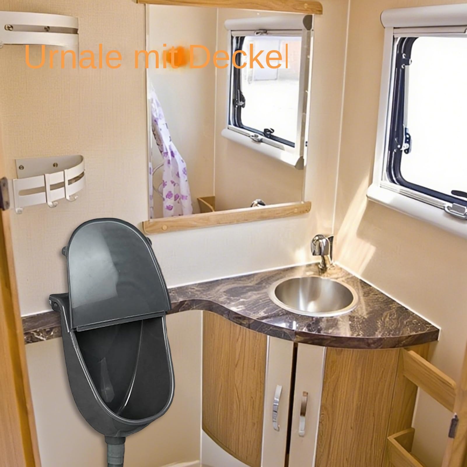 Descargador de de pared, separador de sin olor con tapa para hombres, hogar o dormitorio