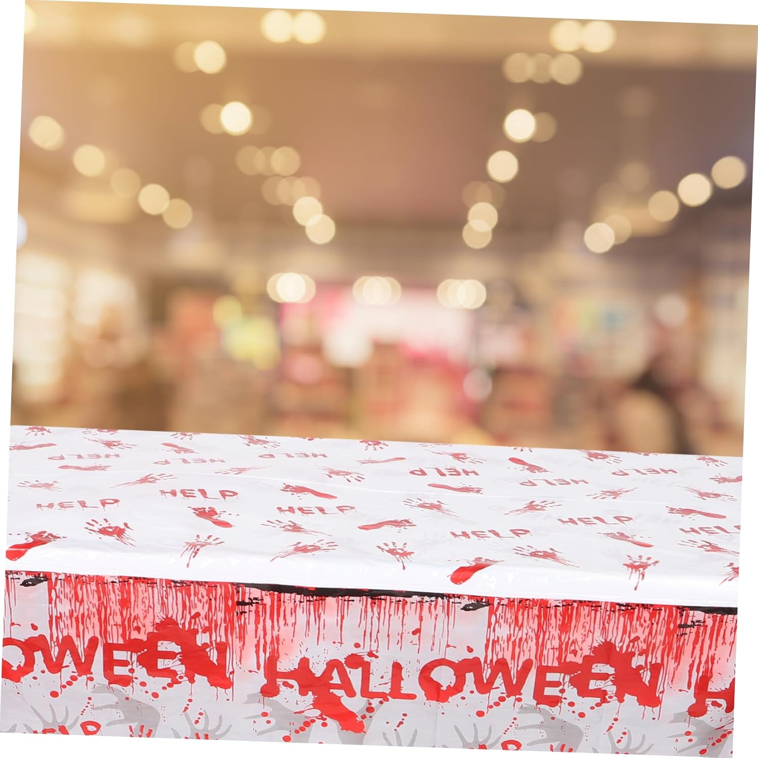 ABOOFAN Vivid Bloody Handprints Plates Cups Cutlery Napkins Halloween Party Tableware Set Disposable Decorations