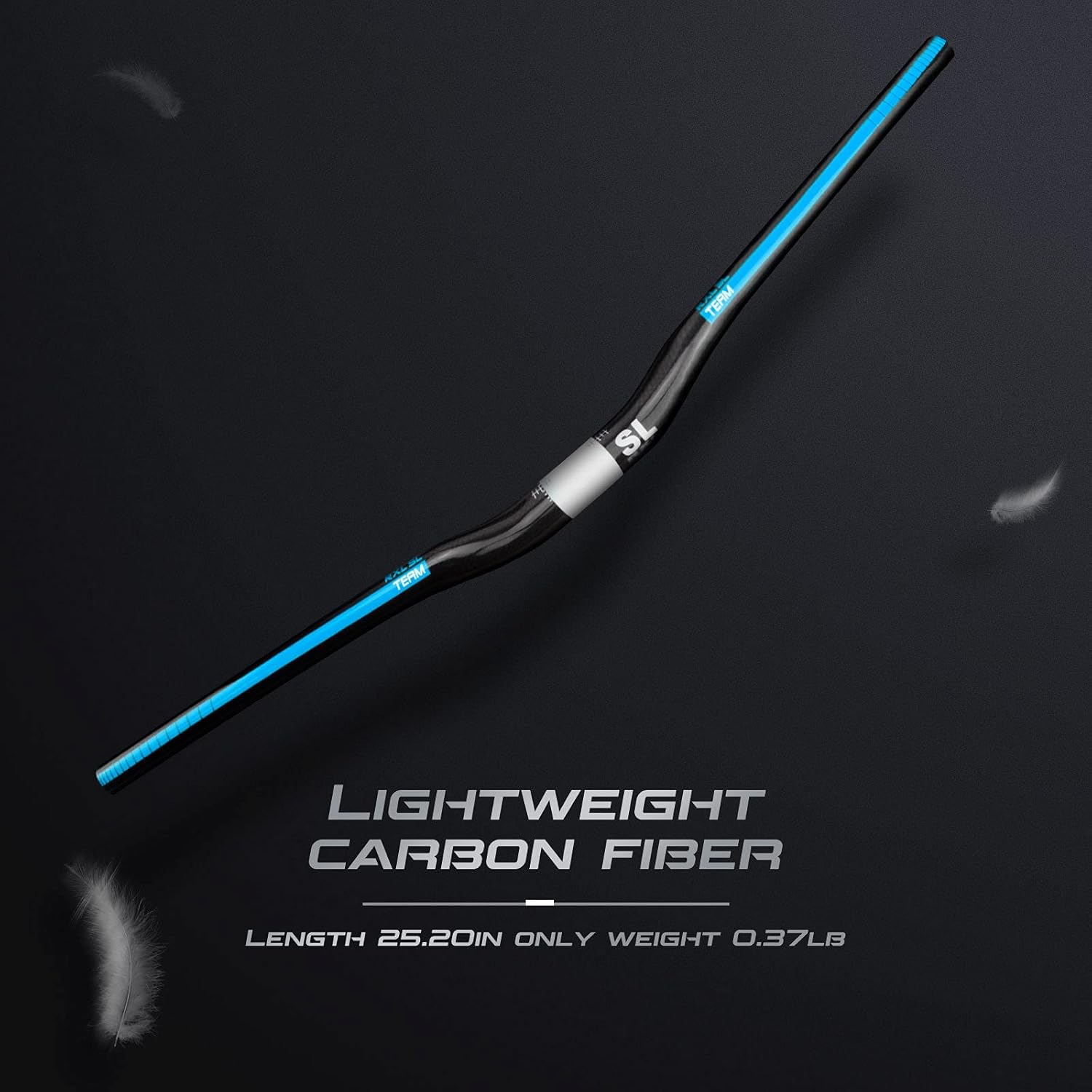 mtb handlebar carbon riser carbon mtb handlebar 31.8 * 740mm 3K Glossy carbon fiber mountain bike handlebar carbon fiber scooter bars Blue mtb riser bar