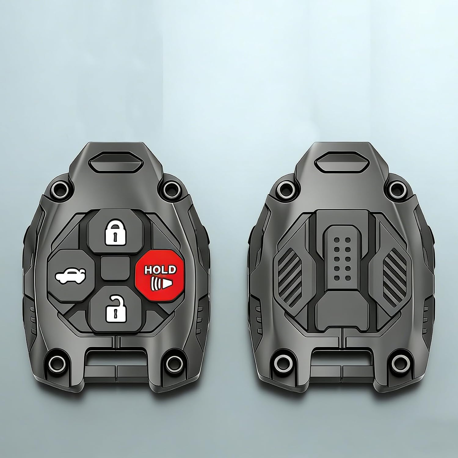 Keyless Entry Systems for Toyota Key Fob Cover Fits for Toyota 2008-2013 Avalon / 2007-2011 Camry / 2008-2013 Corolla / 2009-2014 Venza (4-Button-Black)