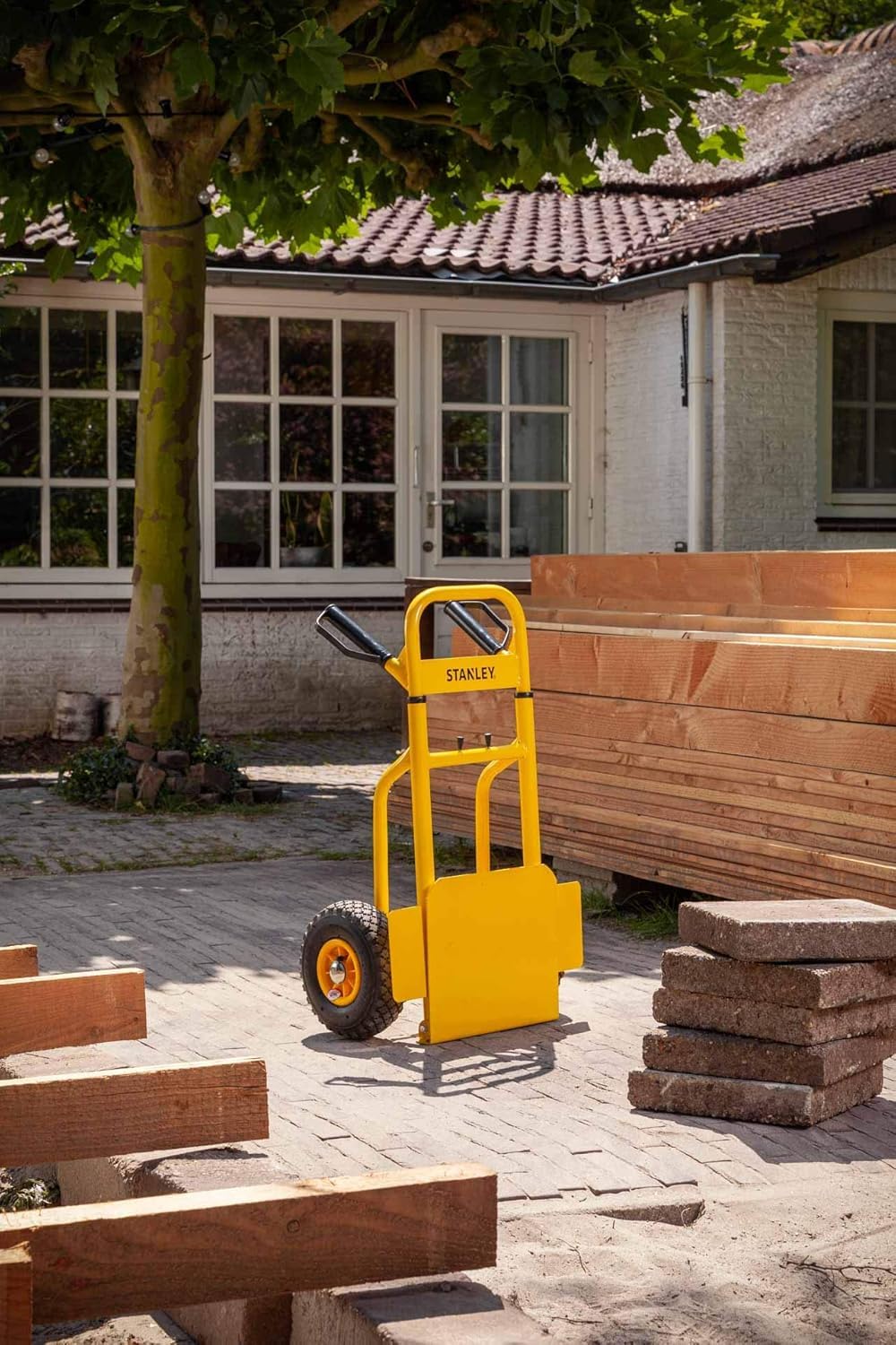 Stanley Sxwtd-Ft520 Wózek Transportowy, Czarny/Żółty, 120 kg