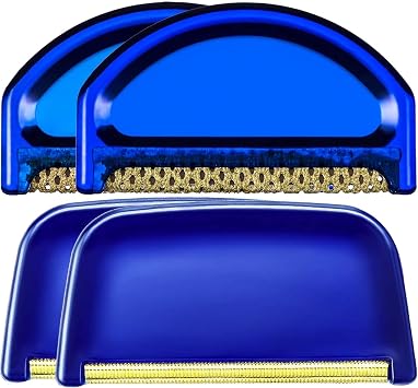 Boao 4 Pieces Sweater Combs to Remove Pilling Sweater Defuzzer,Retro Luxury