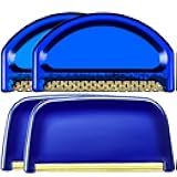 Boao 4 Pieces Sweater Combs to Remove Pilling Sweater Defuzzer Multi-Fabric Shaver and Cashmere Comb Wool Pilling Remover Pills, Fuzz from Clothes(Retro Luxury)
