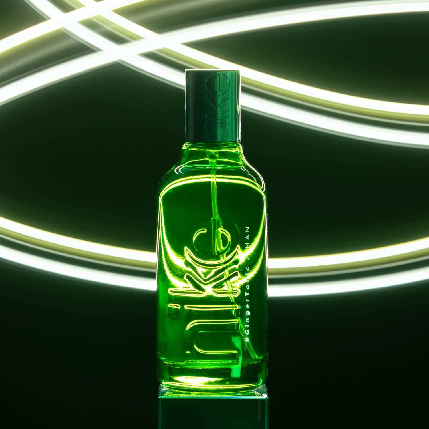 NIKE - Ginger Tonic, Eau de Cologne pour homme, 100 ml, Parfum en spray, Eau de toilette naturelle et masculine, Arôme d'agrumes et de fleurs, Parfum frais et longue durée