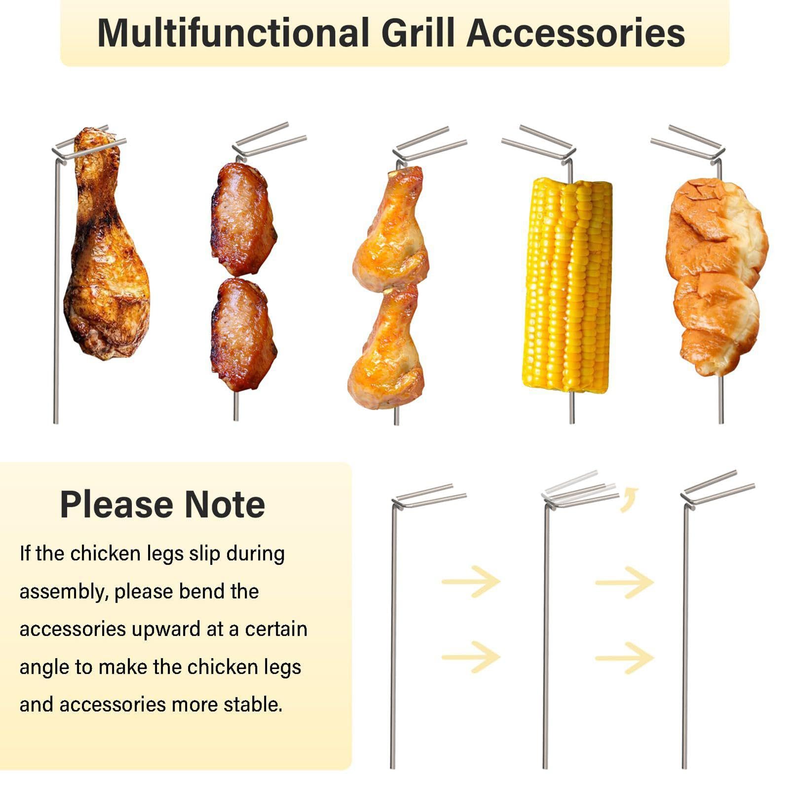 Supporto per lattine di , supporto per pollo, 4 in 1, per pollo intero