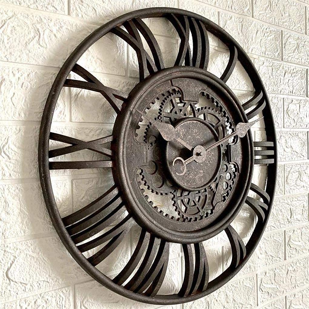 Orologio da Parete da Giardino per Esterni, Orologio al Quarzo Vecchio Stile Orologi da Giardino per Esterni Orologio da Parete per Esterni Impermeabile e Creativo