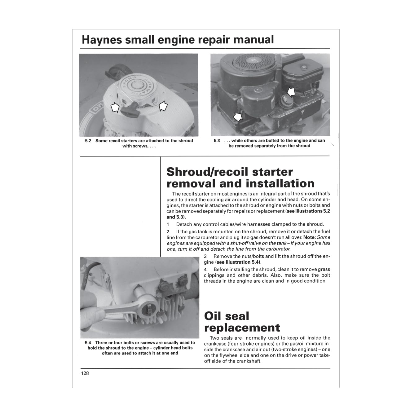 Small Engine Repair Haynes TECHBOOK for 5HP and Less — Amazon image 6