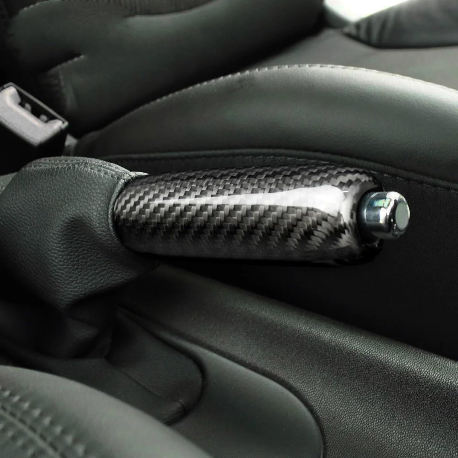 Kompatibel Mit Mini Für Cooper R56 2006–2013 Auto Interieurleisten | Für R57 2007–2015 Für R58 2010–2015 Auto-Innenhandbremsgriff-Abdeckungsverkleidung Autozubehör
