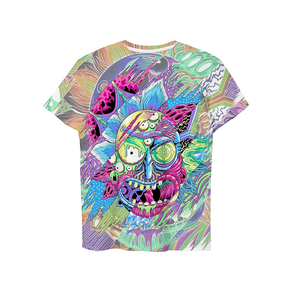 Funny Cartoon Cosplay 3D Spoof Print Short Sleeve American Classic Animation R-A-M T-Shirt Man/Women