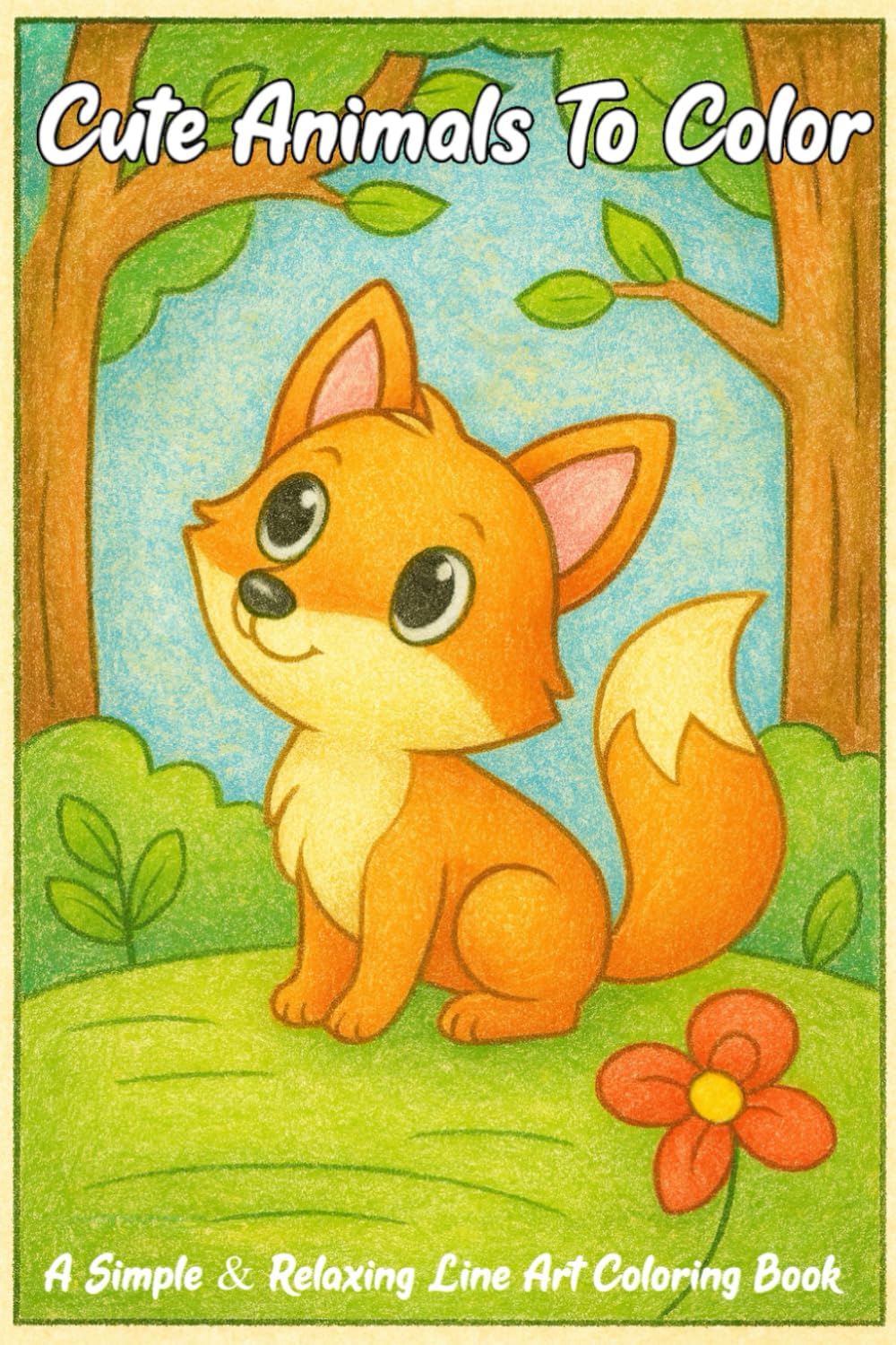 Cute Animals To Color: Relax, Color & Enjoy These Sweet Little Animals