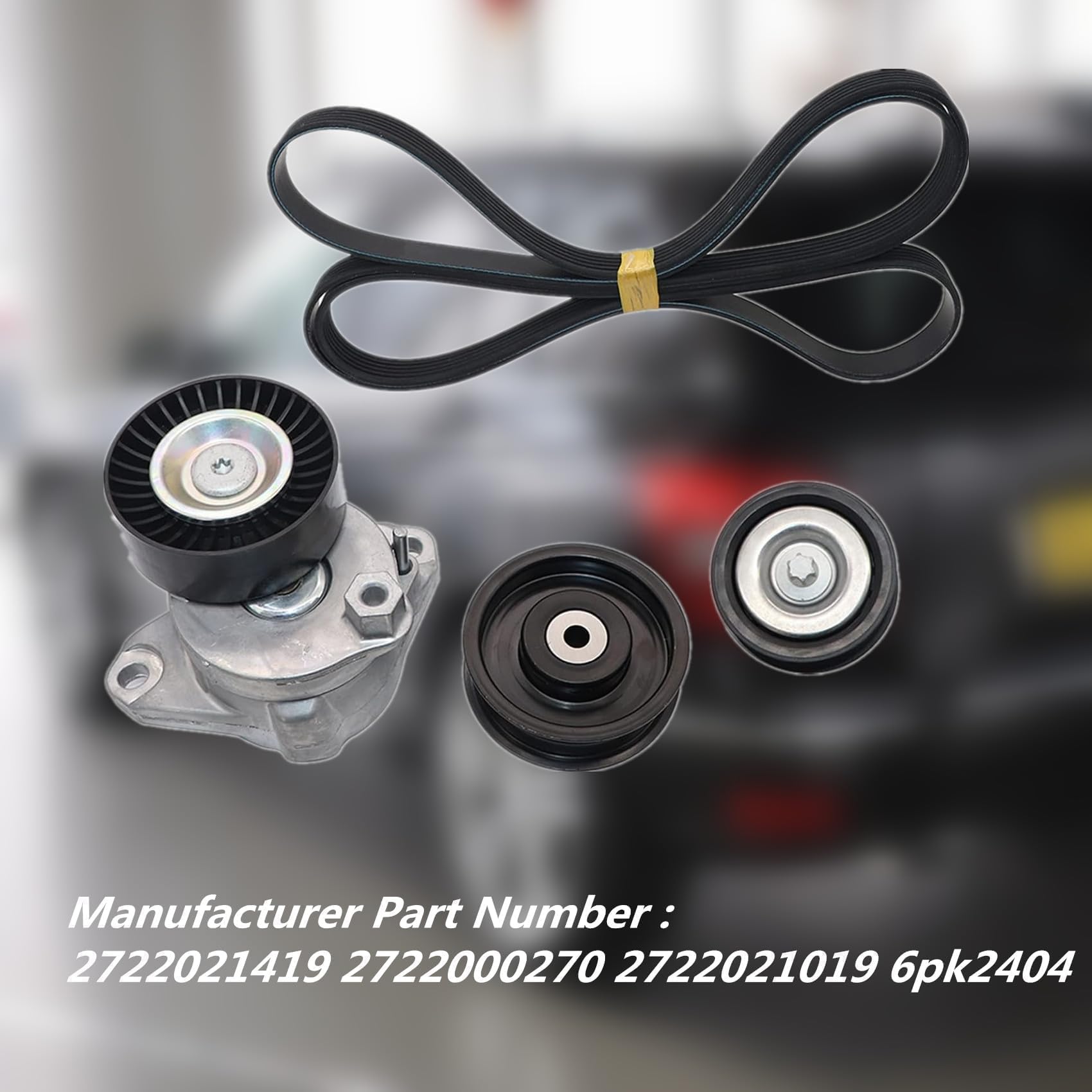 Lower Accessory Belt Idler Pulley For Mercedes C, E, ML, SLK, GL, Sprinter & More
