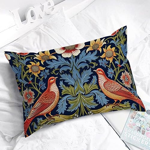 Vista 854 de ArogGeld Chinoiserie - Fundas de almohada escénicas asiáticas, estilo asiático, funda de almohada azul y verde Kelly, funda de cojín para decoración