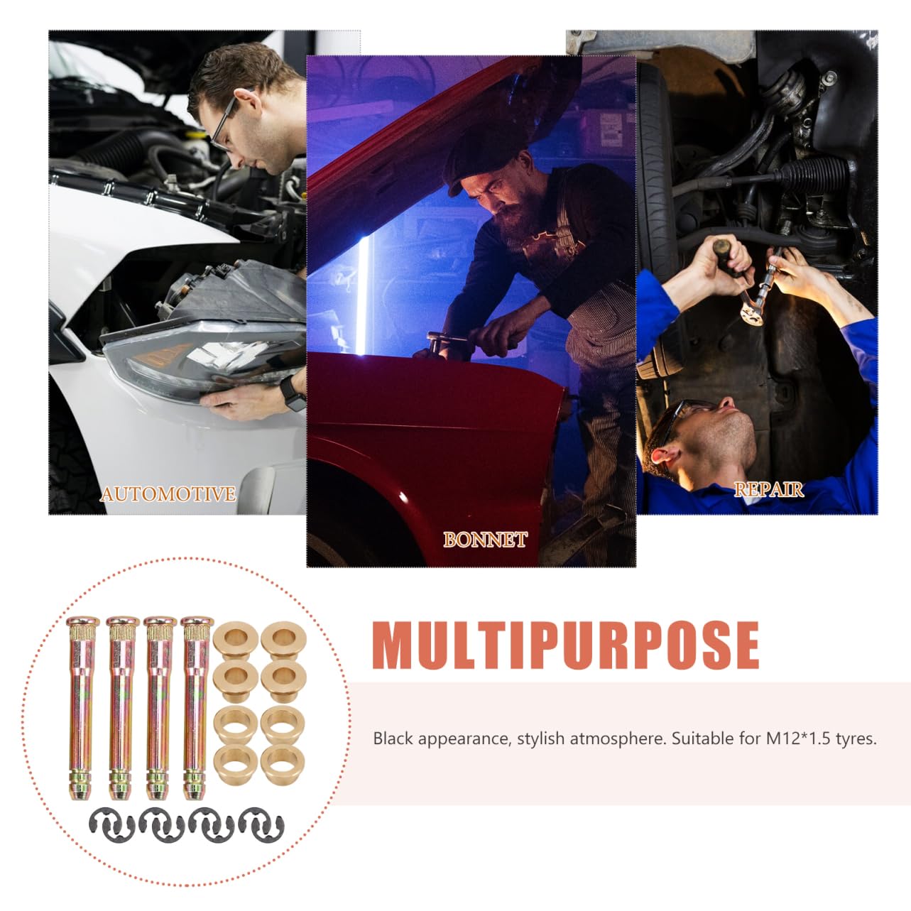 MAGICLULU Boccole Per Cerniere Porte Auto Perni Cerniera Porta Inserti Per Riparazione Cerniere Porte Accessori Auto Ricambi