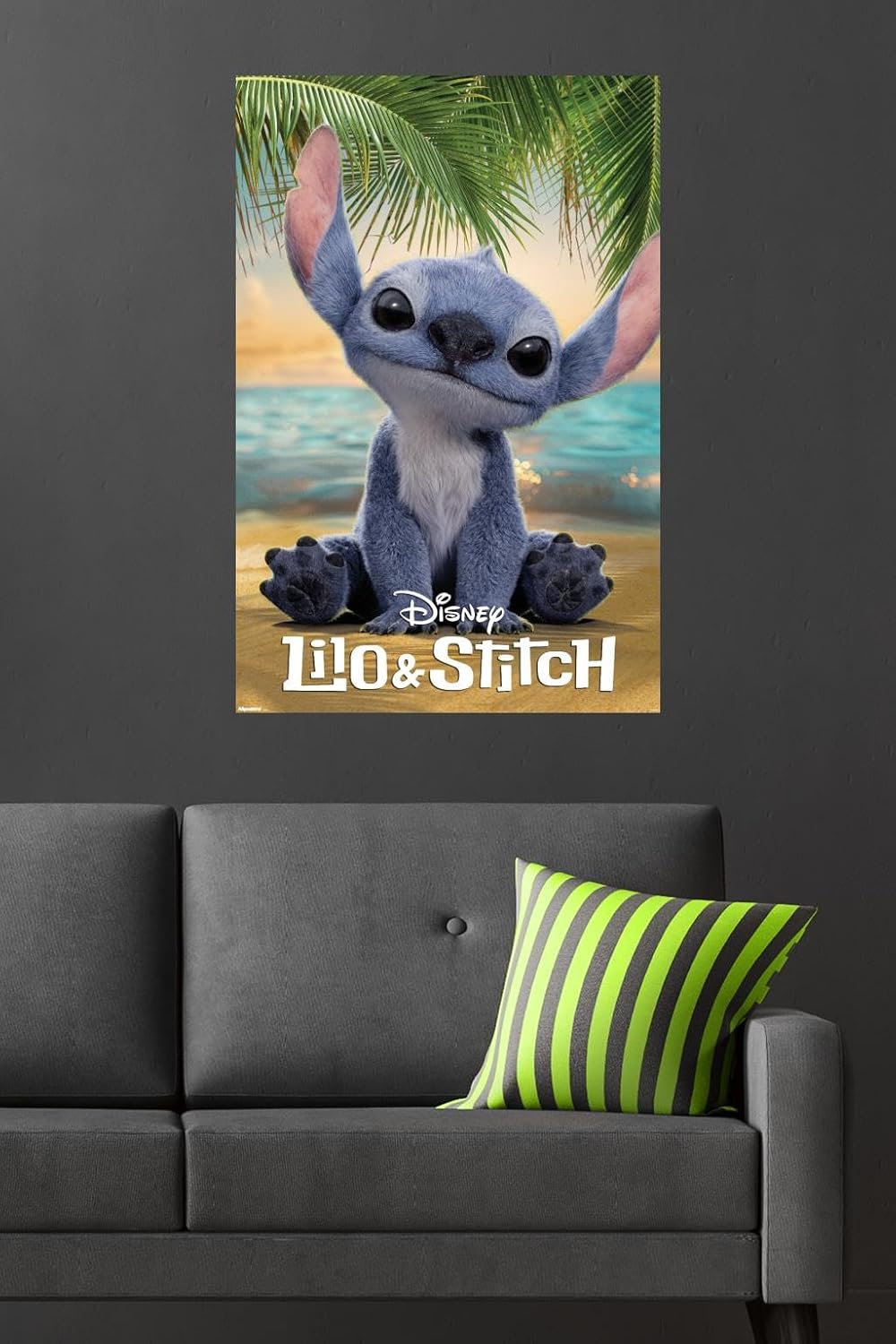Disney Lilo & Stitch (2025) - Beach Pose One Sheet Wall Poster, 34L" x 22.4W", Premium Unframed Version