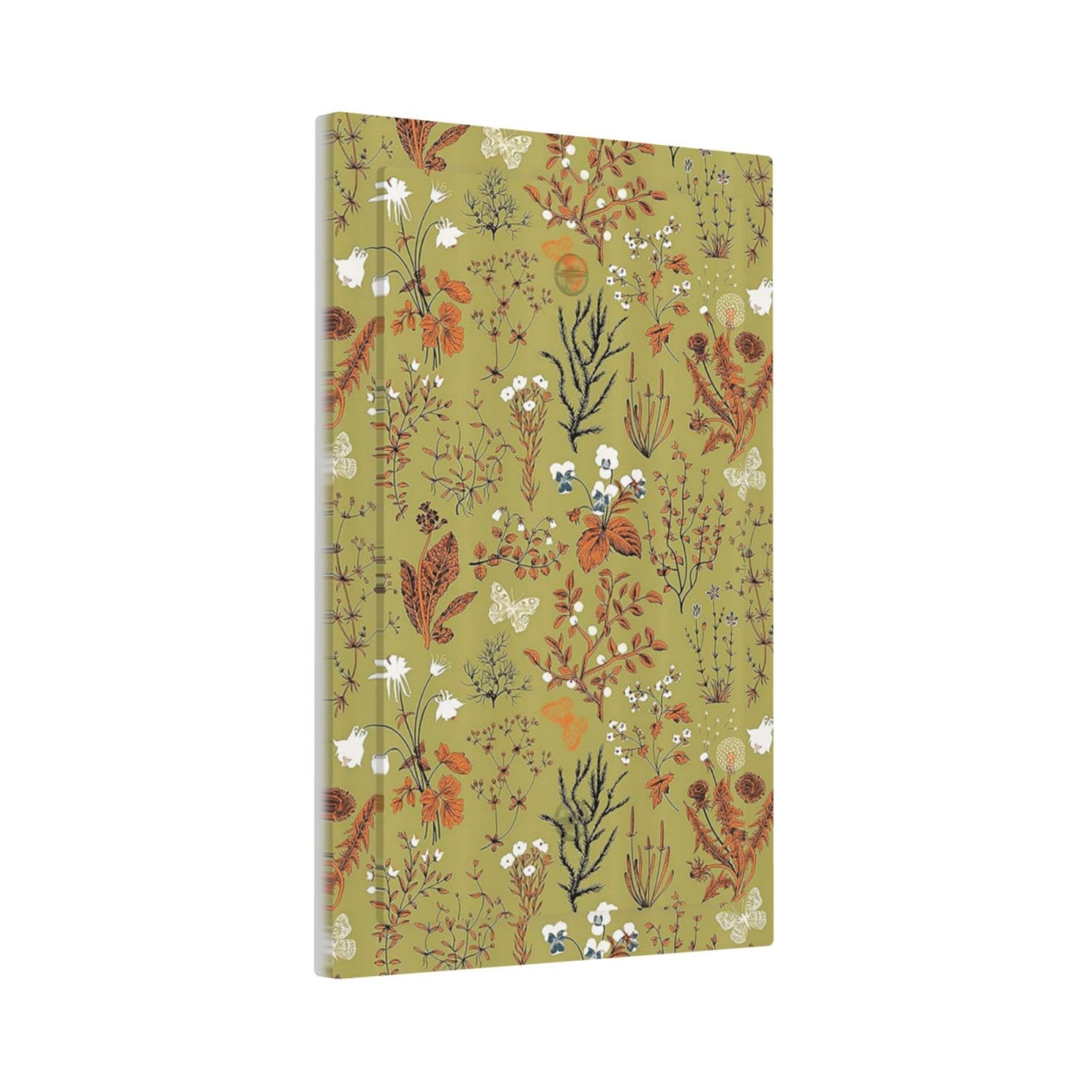 Floral Vintage Garden Plants Herbs 1 Gang Light Switch Covers Flowers Botanical Decorative Wall Plate No Blank Switchplate Electrical Faceplate for