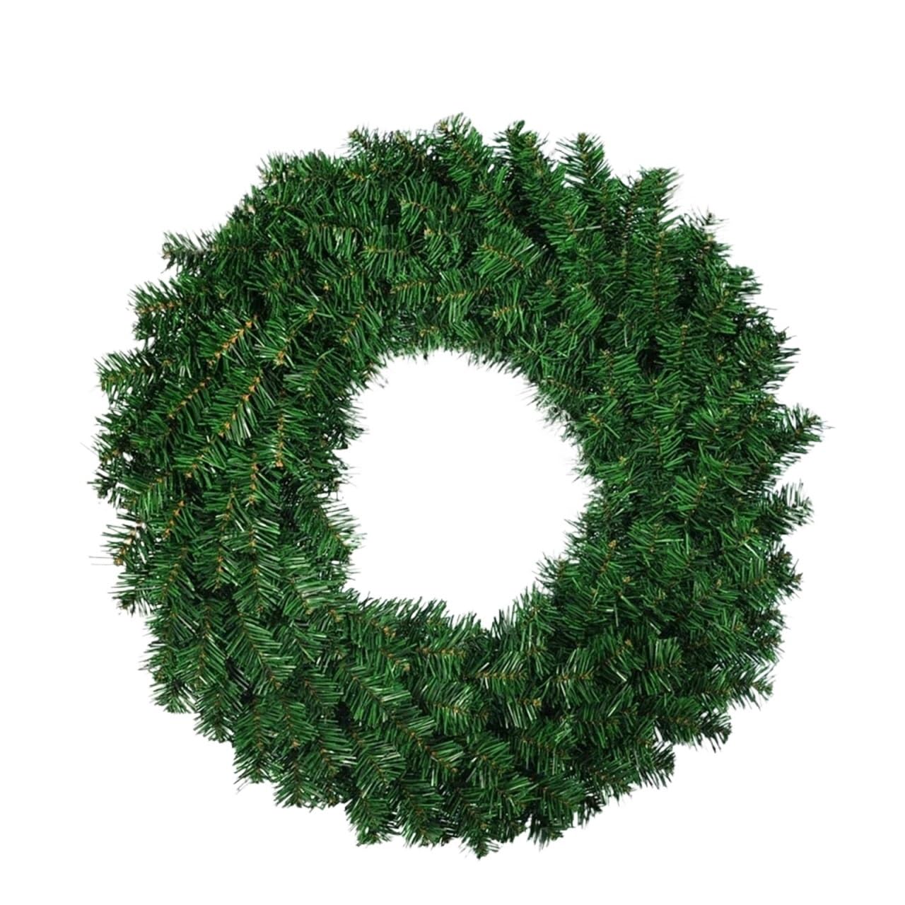 Ghirlanda Porta Ingresso 1 pz 30/40 cm verde decorazione natalizia ghirlanda porta simulazione foglia ordinaria appesa(40cm)