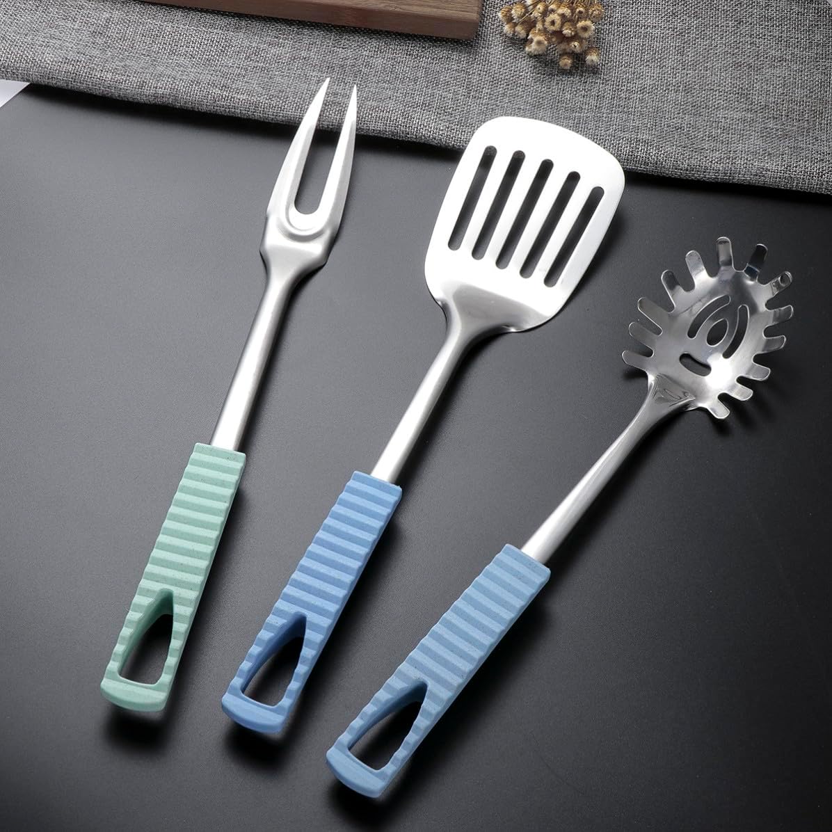 Stainless Steel Meat Fork for Kitchen Carving and Serving