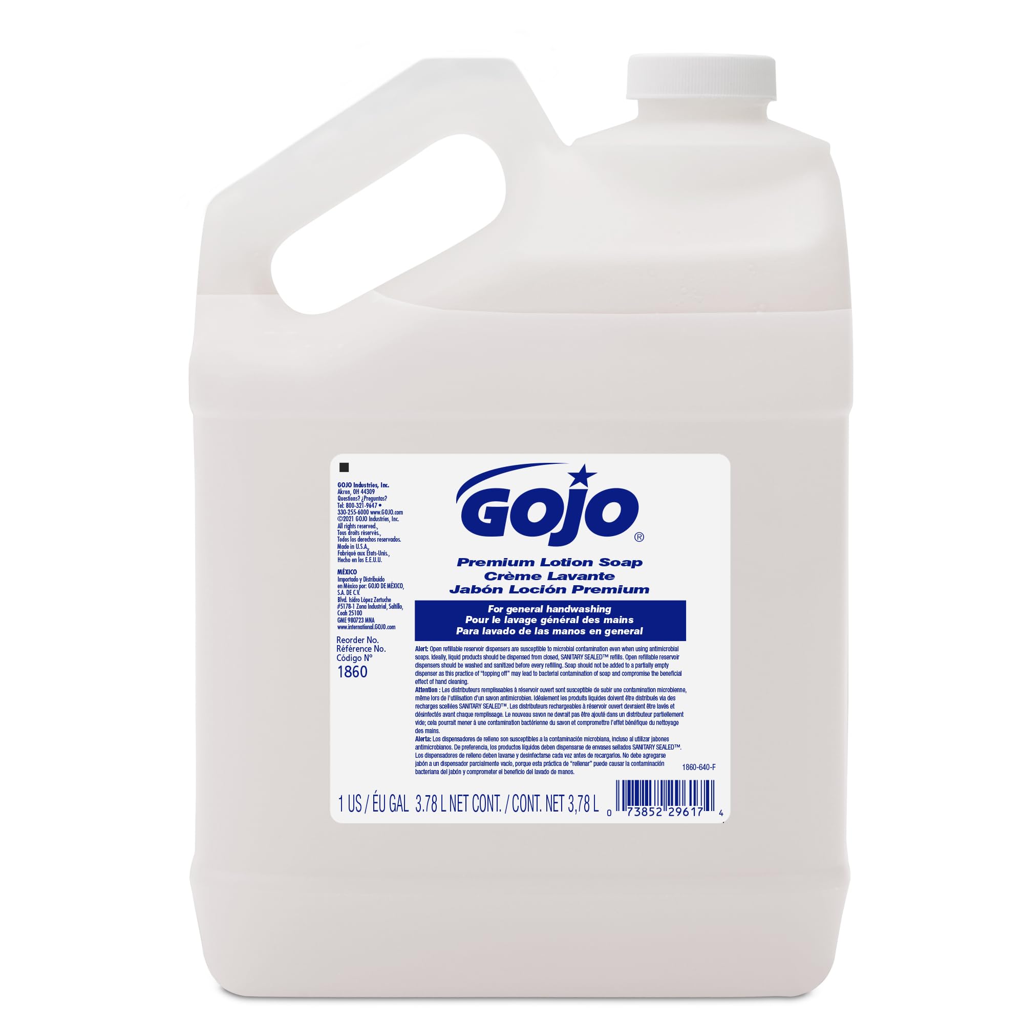 Amazon.com: GOJO Premium Lotion Soap, Waterfall Fragrance, Gallon