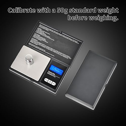 Miniatura 9 de SPG Báscula digital de flecha, báscula de tiro con arco de bolsillo de 7.05 oz × 0.00 oz con soporte de flecha, peso de calibración de 1.76 oz,