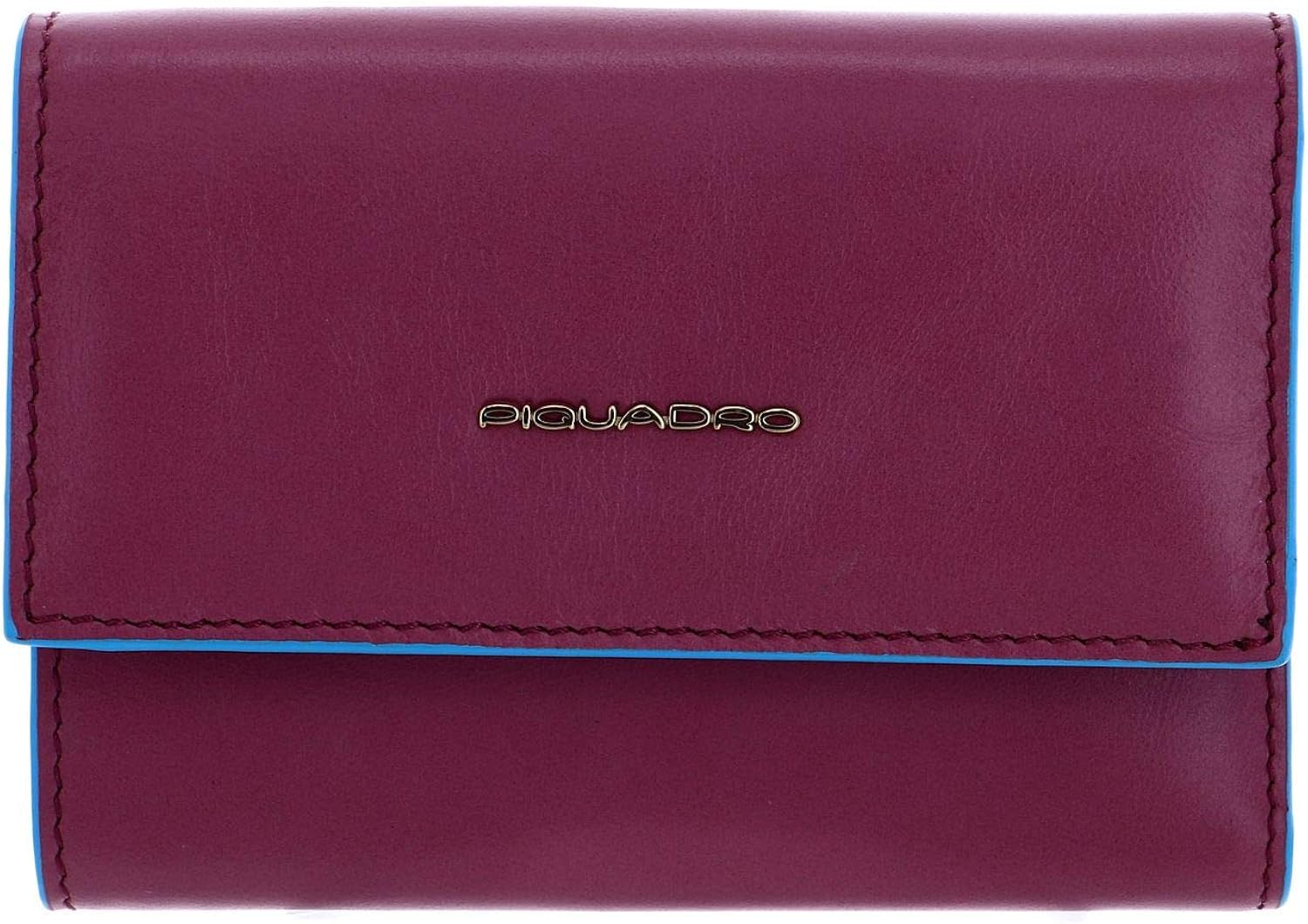 PIQUADRO Blue Square Wallet With Flap RFID Viola Pervinca PIQUADRO Blue Square Wallet With Flap RFID Viola Pervinca