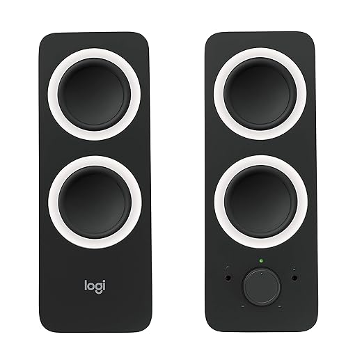 Logitech Z200 2.0 Speaker System - Black