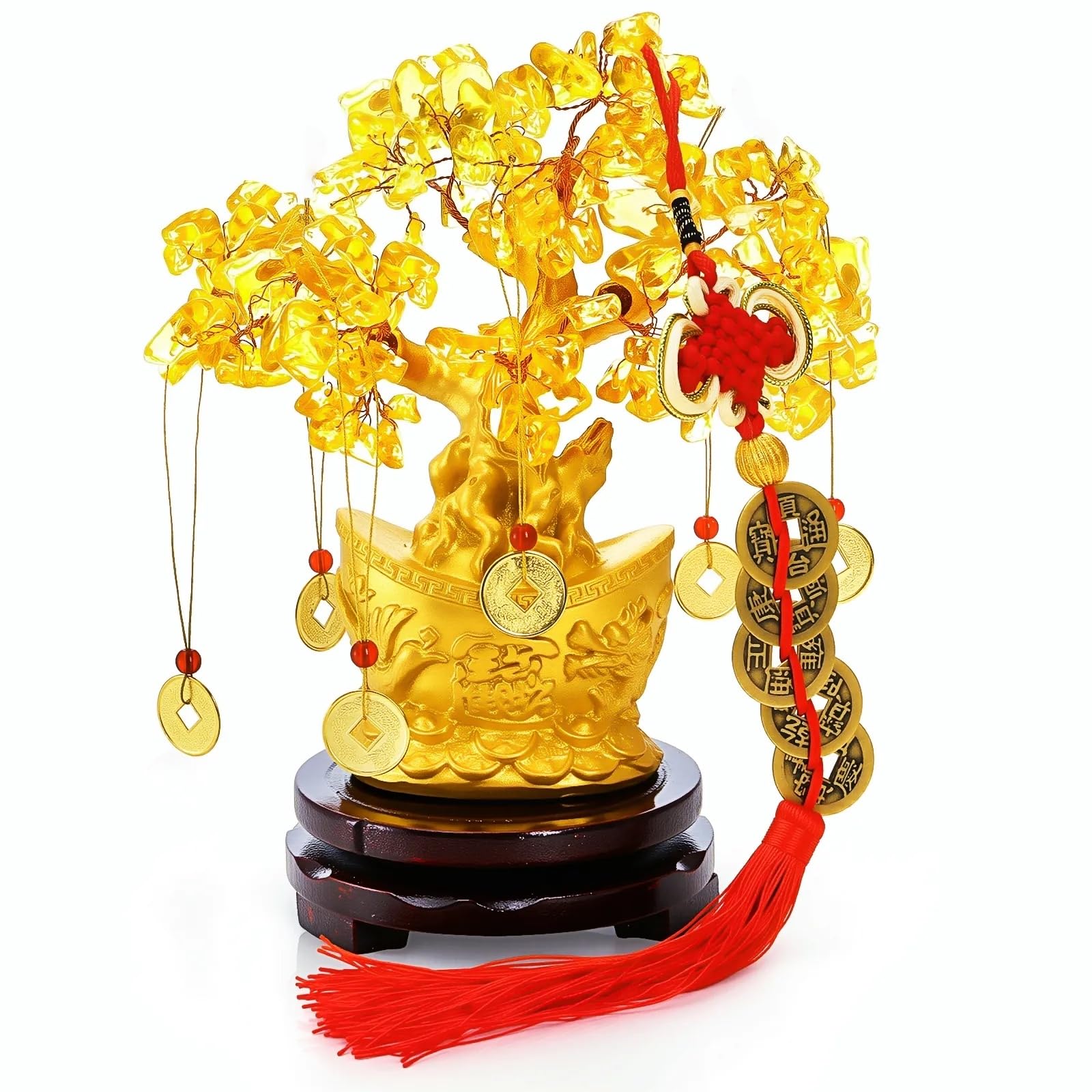 Amazon.com: YIMITEE 9 Piece Citrine Money Tree, 7