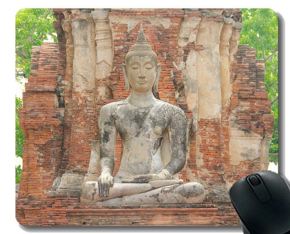 Mouse Pad Anti-Slip,How Time Flies-Buddha Mouse Pads