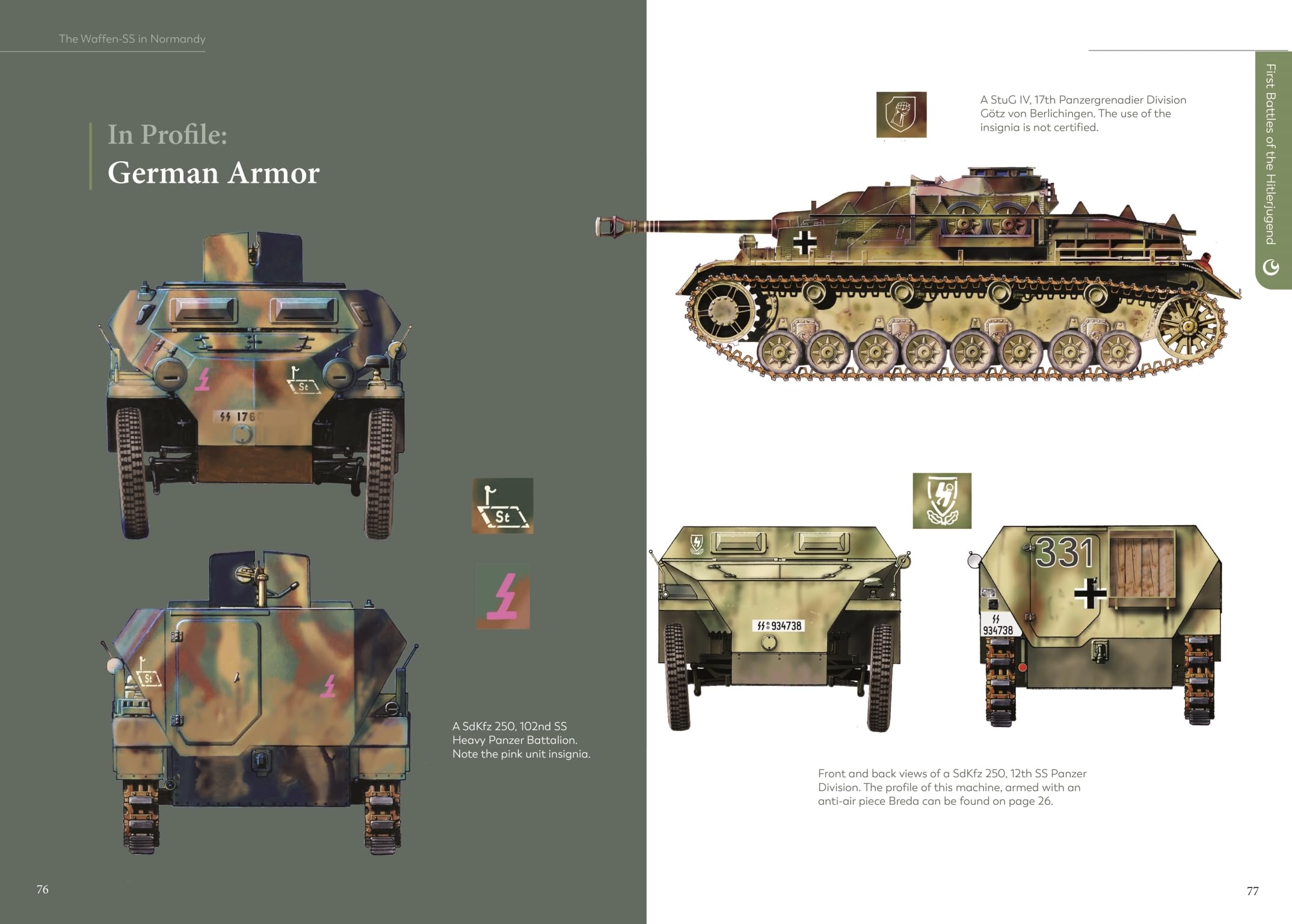The Waffen-SS in Normandy: June 1944, The Caen Sector: CIS0003 (Casemate Illustrated)