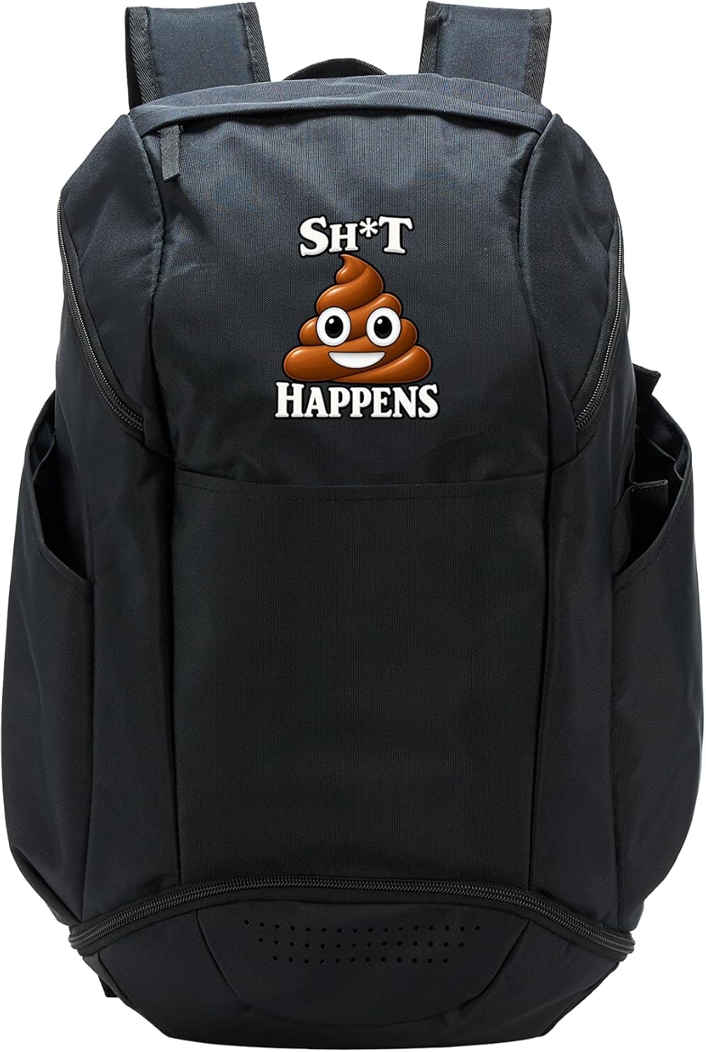 Sh!t Happens Funny Poop Bathroom Humor Adult Joke Sport Backpack