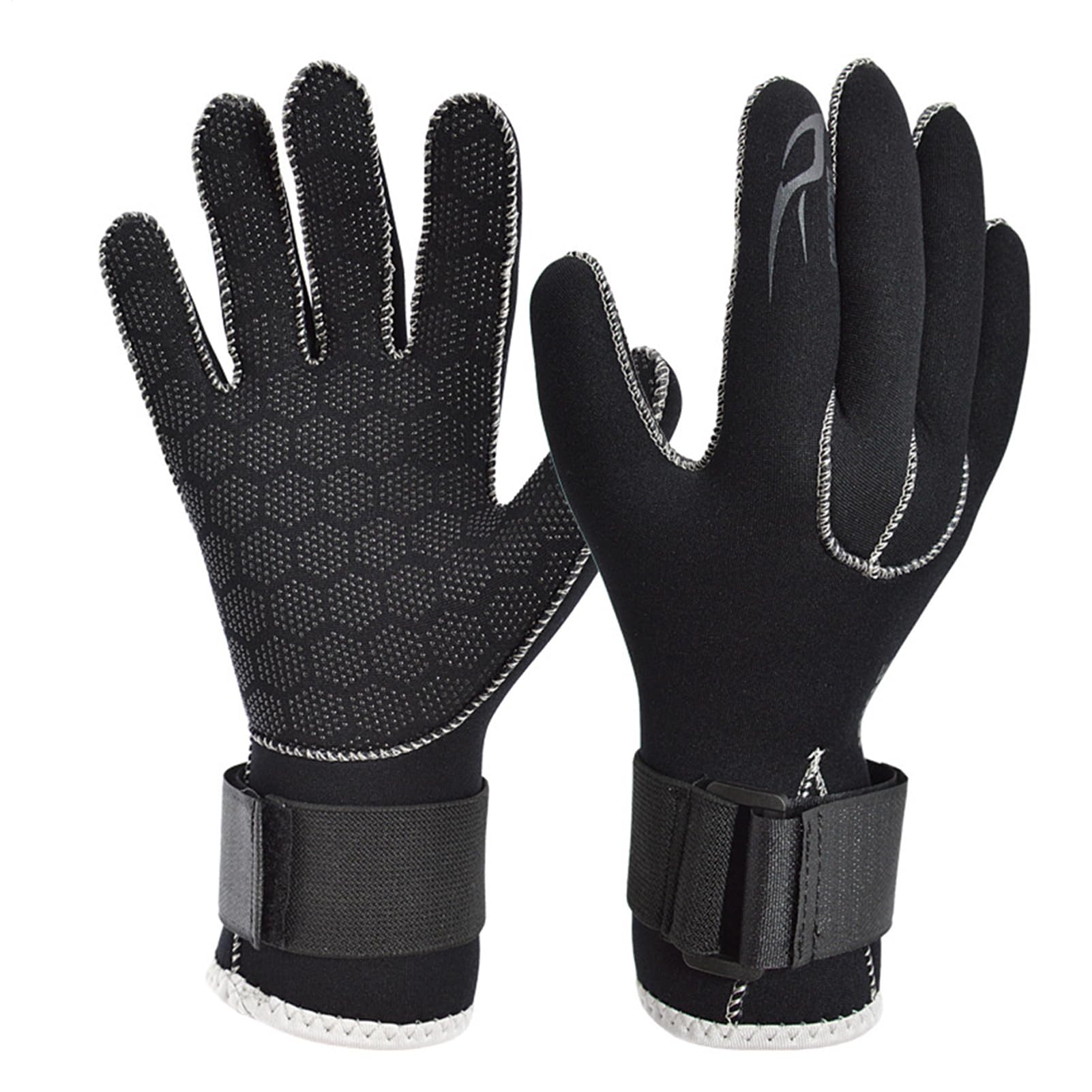 Guantes de buceo de neopreno para hombre y pesca en agua fría con agarre mejorado 8