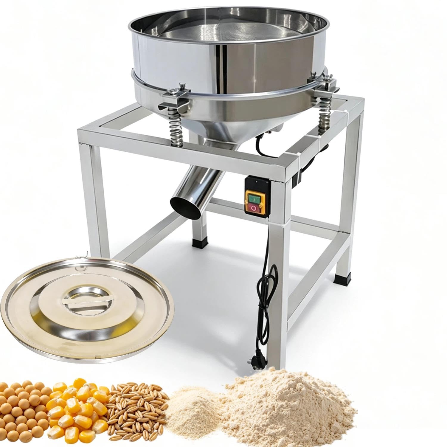 Máquina tamizadora automática de polvo Máquina vibradora de tamices