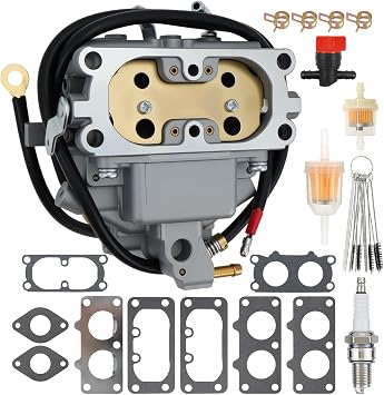 16100-ZN1-802 Carburetor For Honda GX670 GX670R GX670U 24HP V Twin Small Engine Generator repls 16100-ZN1-813 16221-ZN1-000 Rotary 13206, 46-GX-670with Gaskets