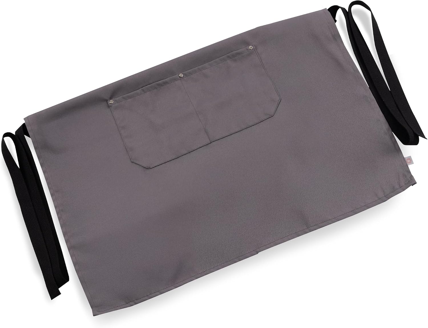PICNIC TIME Premium BBQ Apron, Professional-Grade Kitchen Apron for Men and Women with Waterproof Cotton Fabric, 2 Storage Pockets, and Adjustable Straps for Comfort, (Gray)