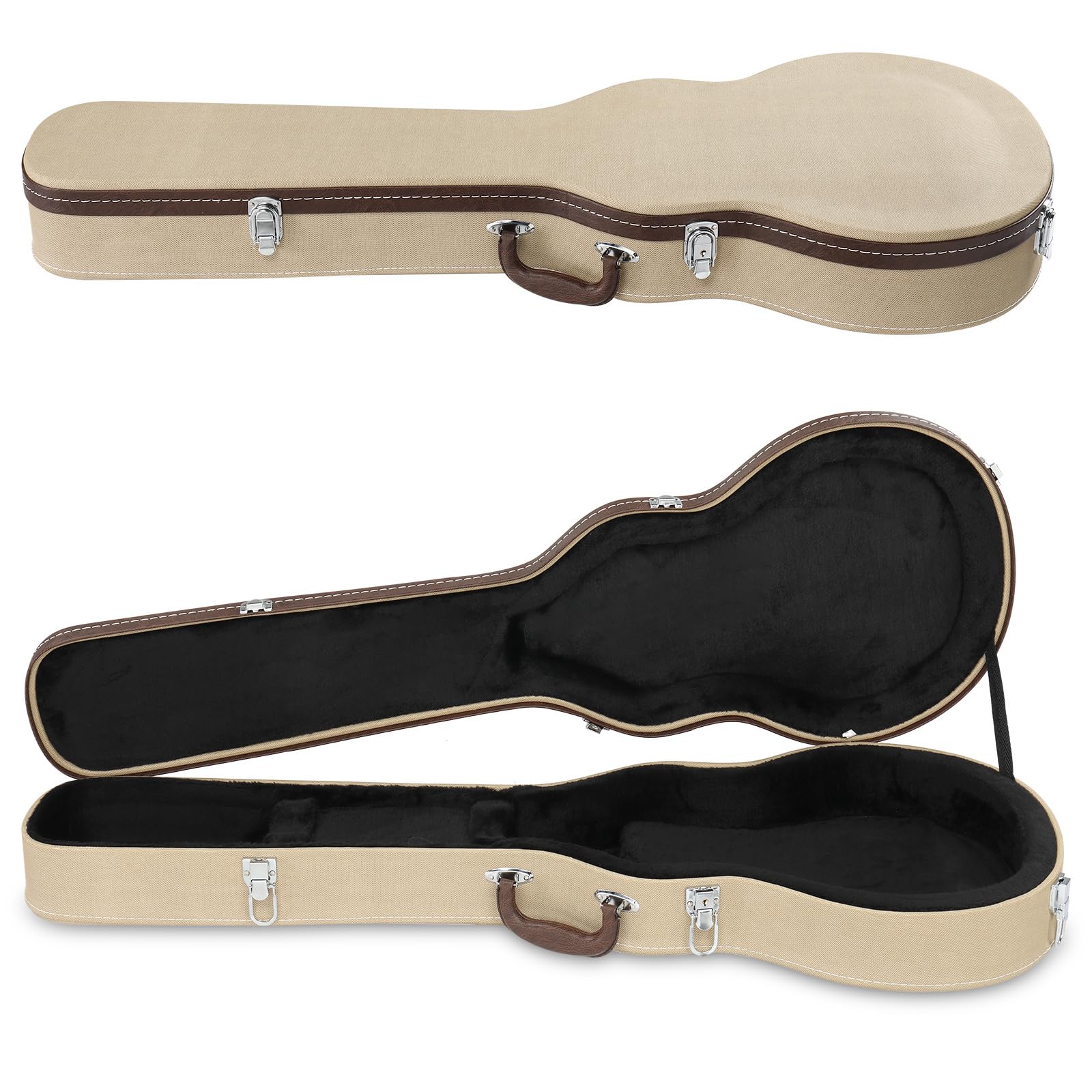 Amazon.com: Ktaxon Electric Guitar Hard Case, Wooden Hard-Shell