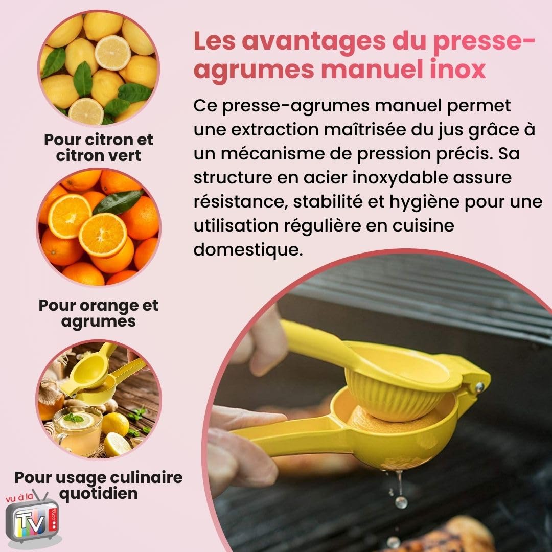 Brendo Presse Agrumes Manuel – Presse Citron Taille Universelle