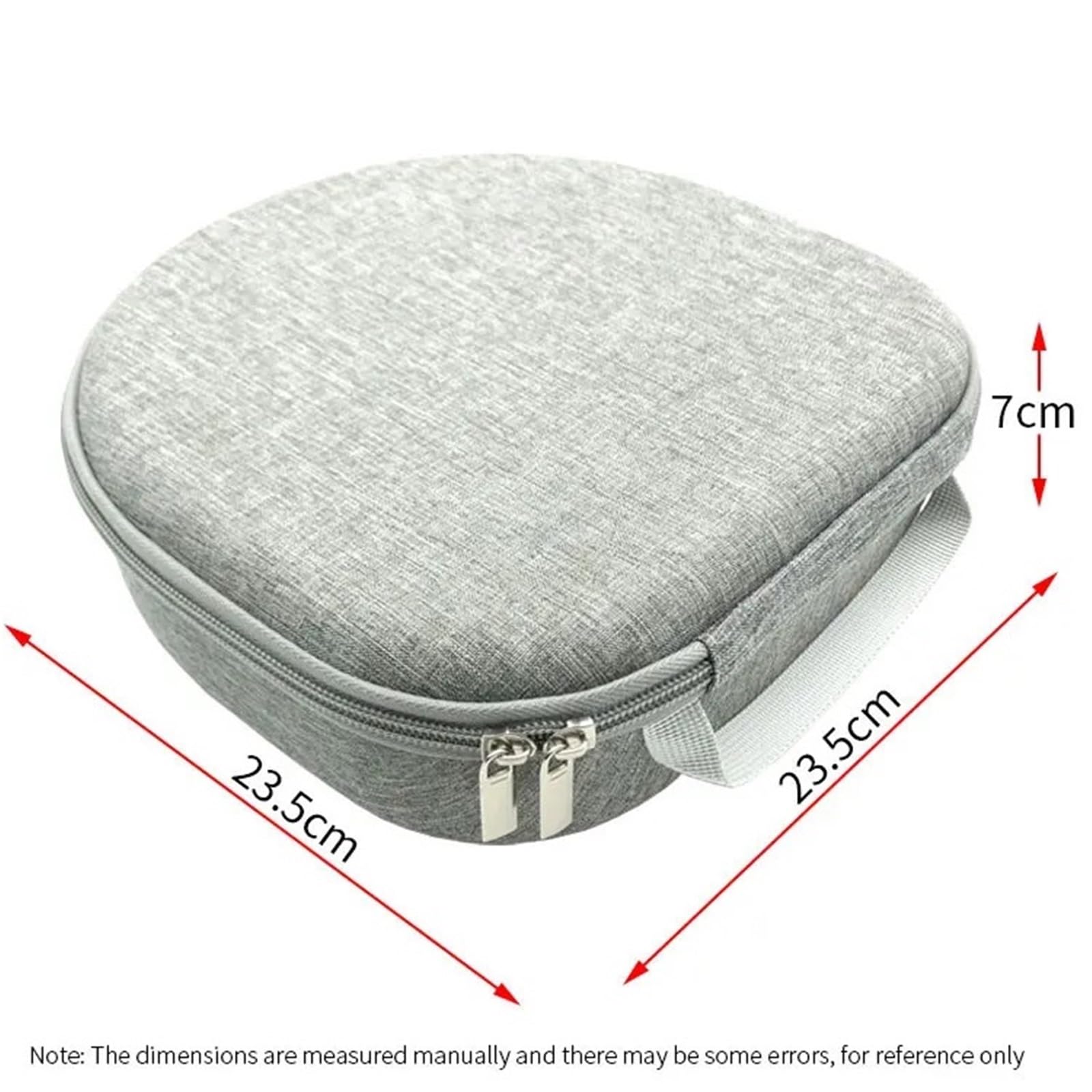 Custodia Rigida Portatile in Eva for Custodia da Viaggio for Auricolari(Gray)