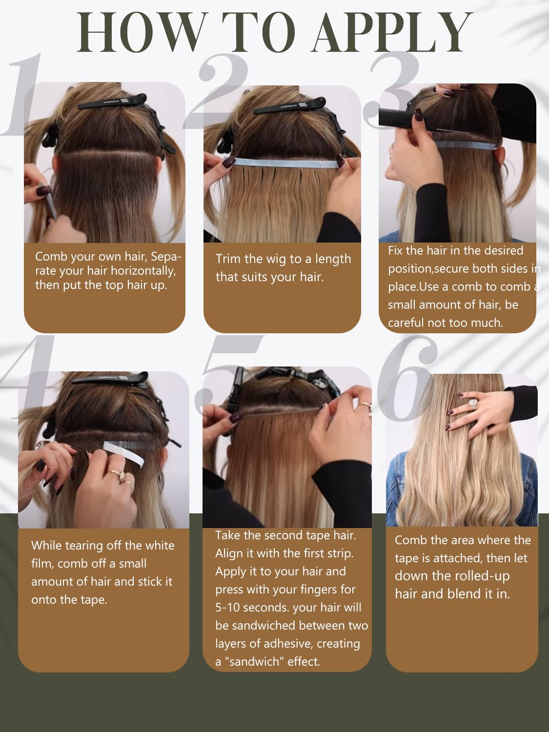Amazon.com : Loxxy Long Weft Tape In Hair Extensions - 16  display picture 3