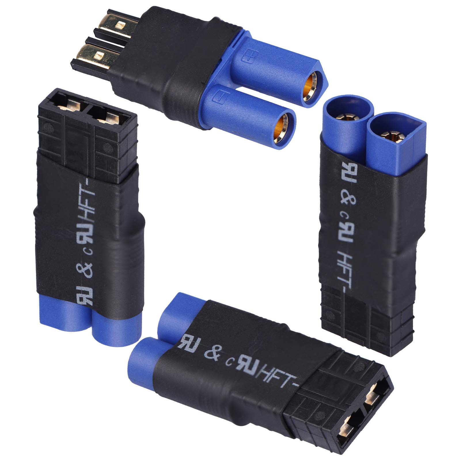 Buy RC Battery Charger Adapter for Traxxas TRX ID Connector to EC5 Male