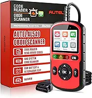 Autel Scanner OBD2 AutoLink AL549: ferramenta de diagnóstico ABS para leitor de código de motor, teste universal de bateria de carro e alternador, versão de atualização da ferramenta de digitalização