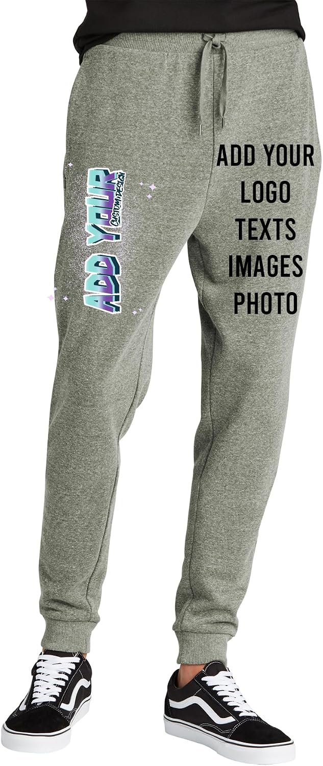 INK STITCH Men Dt1307 Custom Printing Add Logo Texts Photos Perfect Triblend Jogger Pants