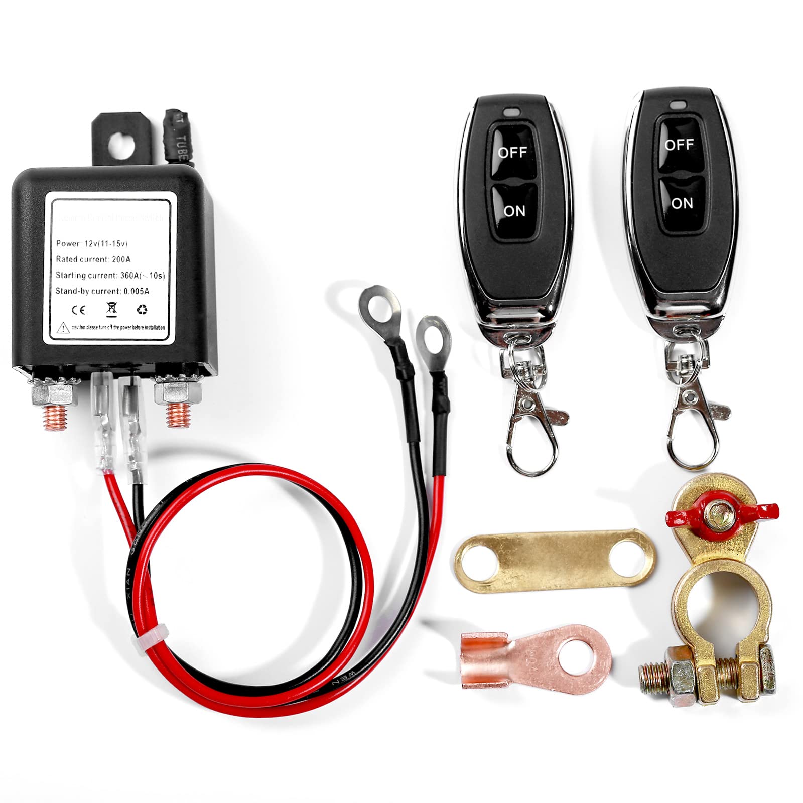 Buy Remote Battery Disconnect Switch DC12V 360A High Current Master