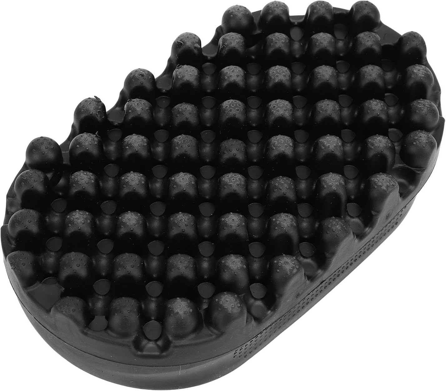 Luqeeg Curling Twisted Hair Brush, Comb, Two Sided Use Hair Tool Washable Rubber Styling Tool Foam Sponge Big and Small Holes for Home and Salon Use