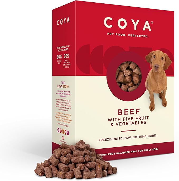 COYA FreezeDried Raw Dog Food, Beef (750g) Hypoallergenic & Grain Free