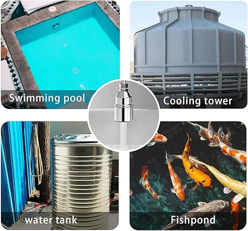 Miniatura 7 de MHY Válvula de flotador de acero inoxidable 304 grueso de 12 pulgada - Controlador automático de nivel de agua de encendido y apagado - llenado