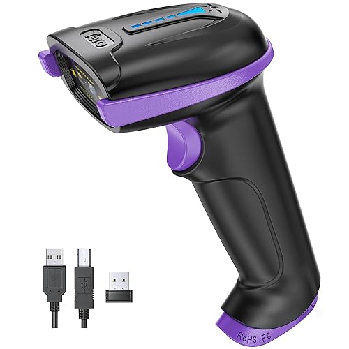 Tera Barcode Scanner Wireless Versatile 2-in-1 (2.4Ghz Wireless+USB 2.0 Wired)