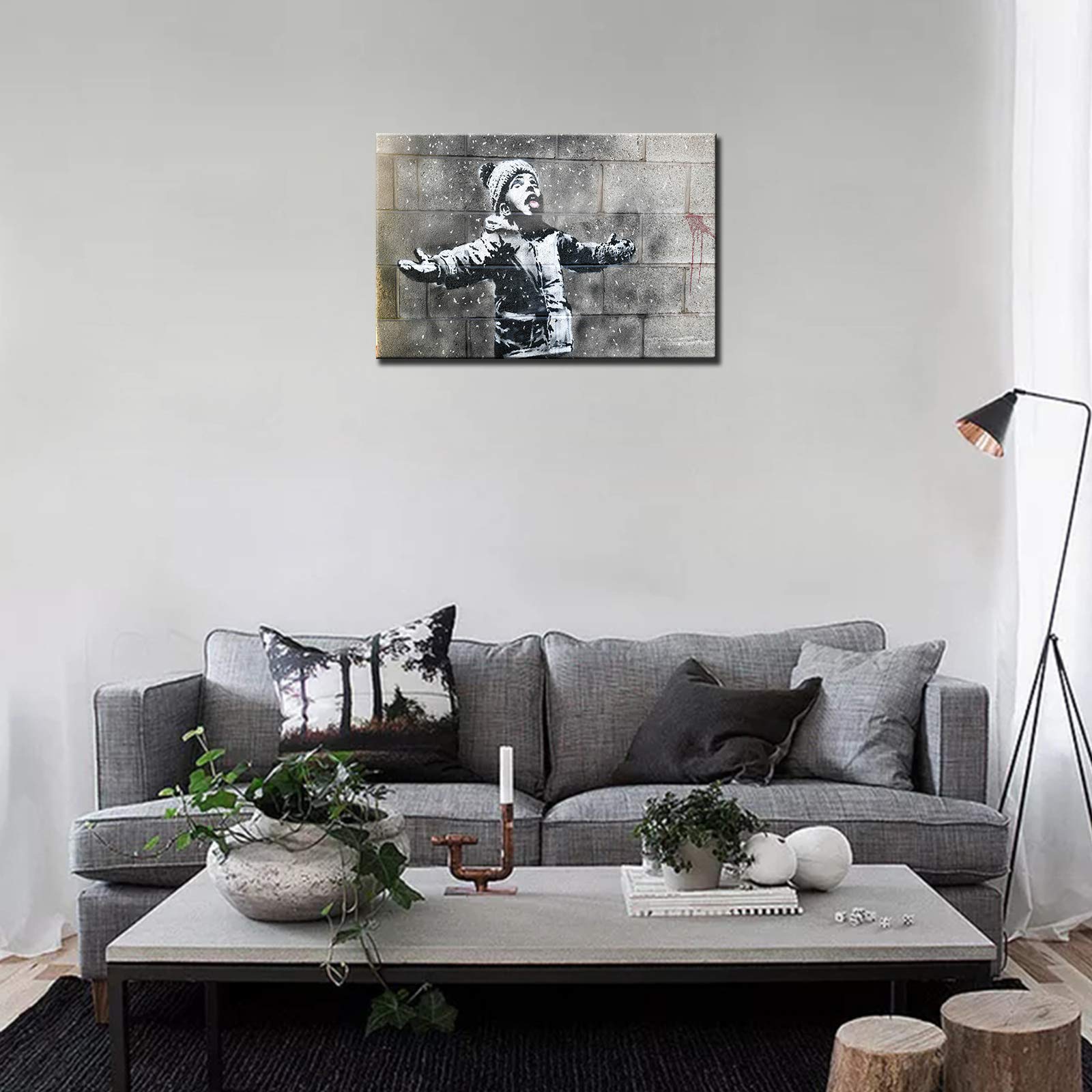 No1超絶特大サイズ　キャンバスアート　ストリートアート　バンクシー　インテリア No1超絶特大サイズ キャンバスアート ストリートアート バンクシー