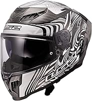 Vista 12 de LS2 Helmets Dragon Casco integral de motocicleta de carbono con parasol