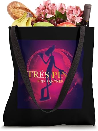 Pink Panther Tres Pink Silhouette Tote Bag