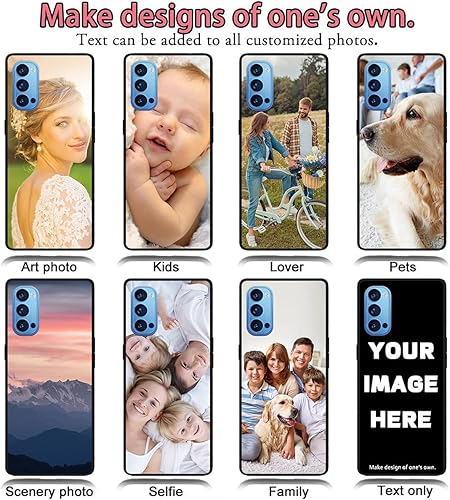 Miniatura 6 de Styletify Funda de fotos personalizada para Oppo Realme 7 Pro, funda de silicona a prueba de golpes, funda de teléfono personalizada de caramelo