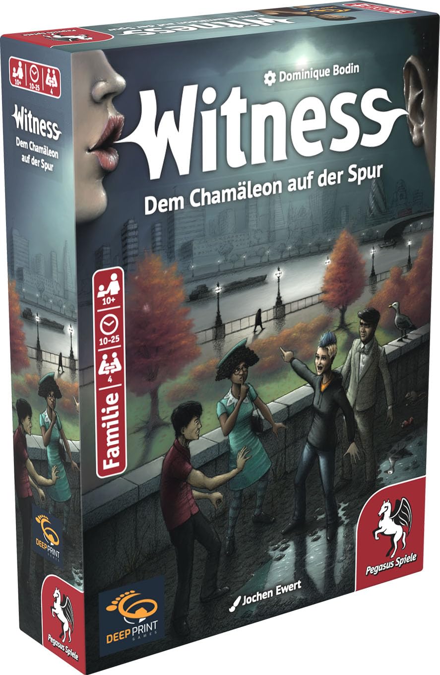Pegasus Spiele 57817G Witness - The Chameleon on the Trail (Deep Print Games)